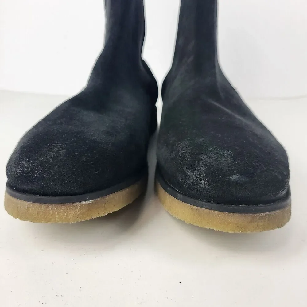 Allsaints Chelsea Boots Slip On Suede Leather